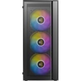 Antec  boîtier midi tower Noir | 3x USB-A | Window