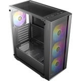 Antec  boîtier midi tower Noir | 3x USB-A | Window