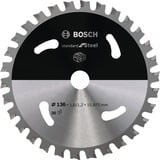 Bosch 2 608 837 745 lame de scie circulaire 13,6 cm 1 pièce(s) Métal, 13,6 cm, 1,59 cm, 1,2 mm, 5400 tr/min, 1,6 mm