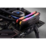 Corsair Vengeance RGB PRO 32 Go DDR4-3200 (2x 16 Go) mémoire vive Noir, CMW32GX4M2E3200C16, XMP 2.0