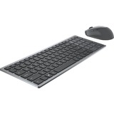 Dell KM7120W set de bureau sans fil Gris, Layout BE (AZERTY), Mécanique des ciseaux, 96 %, 1600 dpi