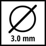 Einhell Fil de débroussailleuse, Fil de coupe Fil de débroussailleuse, Noir, GE-BC 43 AS, 1 pièce(s), 150 g, 118 mm
