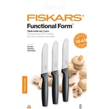Fiskars Functional Form Set de couteaux de table 120 mm 3 pièces Noir/en acier inoxydable