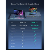 Govee AI Sync Box 2, Bande LED Noir, Wi-Fi 2,4 GHz, Bluetooth, pour téléviseurs de 75 à 85 pouces