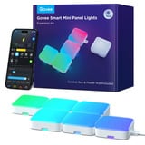 Govee Smart Mini Panel Lights Expansion Kit - 6-pack, Lampe Expansion, wifi 2.4GHz + Bluetooth