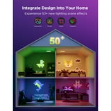 Govee Smart Mini Panel Lights Expansion Kit - 6-pack, Lampe Expansion, wifi 2.4GHz + Bluetooth