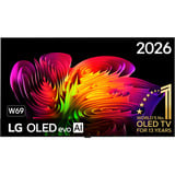 LG OLED evo AI W6 True Wireless (OLED77W69LA) 77" Ultra HD TV OLED Noir, 4x HDMI, 2x USB, Bluetooth, LAN, WLAN, CI+, HDR10, Dolby Vision