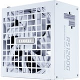 Lian Li Rotational Shift 1200G + Hub alimentation modulaire 1200 watt Blanc, 1x 12V-2x6, 4x PCIe, Hub 4x connecteurs USB