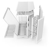 NZXT  boîtier midi tower Blanc (mat) | 2x USB-A | 1x USB-C | Verre Trempé