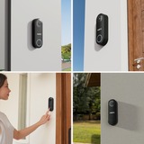 Reolink Sonnette vidéo wifi filaire Smart 2K+ avec gong, Sonnette de porte Noir