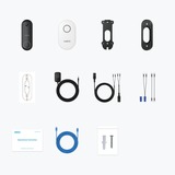 Reolink Sonnette vidéo wifi filaire Smart 2K+ avec gong, Sonnette de porte Noir