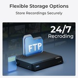 Reolink Sonnette vidéo wifi filaire Smart 2K+ avec gong, Sonnette de porte Noir