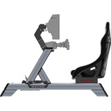 Res-Tech Smart Cockpit + GT Seat, Simulateur de course Noir/gris, Profilé aluminium