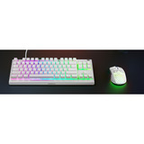 SteelSeries Apex 3 TKL RGB clavier gaming Blanc, Layout US (QWERTY), SteelSeries Whisper-Quiet, 80 % (TKL)