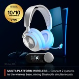 SteelSeries Arctis Nova Pro Wireless P casque gaming over-ear Blanc, Bluetooth, PC, PlayStation 4, PlayStation 5, Nintendo Switch