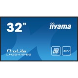 iiyama ProLite LH3241S-B2, Affichage public Noir, VGA, HDMI, LAN, USB, Audio 