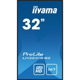 iiyama ProLite LH3241S-B2, Affichage public Noir, VGA, HDMI, LAN, USB, Audio 