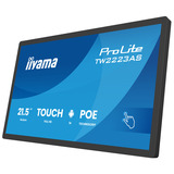 iiyama ProLite TW2223AS-B3P, Affichage public Noir, Full HD, IPS, 10 points tactiles, PoE, Android 14