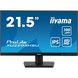 iiyama ProLite XU2293HSU-B7 21.5" Moniteur Noir, 1x DisplayPort, 1x HDMI, 2x USB-A