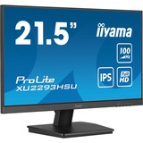 iiyama ProLite XU2293HSU-B7 21.5" Moniteur Noir, 1x DisplayPort, 1x HDMI, 2x USB-A