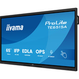iiyama iiyama ProLite TE6515A-B1AG écran interactif 64,5" 4K UHD, Affichage public Noir, Tactile, HDMI, DisplayPort, USB-C, Android 14