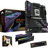 Upgrade Kit X870E AORUS ELITE WIFI7 + Ryzen 7 9800X3D + 64 Go + 2 To SSD