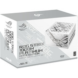 ASUS ROG -STRIX-1000P-GAMING-WHITE unité d'alimentation d'énergie 20+4 pin ATX ATX Blanc alimentation modulaire 1000 watt Blanc, 1x 12V-2x6, 4x PCIe, 1000 W, 100 - 240 V, Actif, 130 W, 1000 W, 130 W
