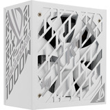 ASUS ROG -STRIX-1000P-GAMING-WHITE unité d'alimentation d'énergie 20+4 pin ATX ATX Blanc alimentation modulaire 1000 watt Blanc, 1x 12V-2x6, 4x PCIe, 1000 W, 100 - 240 V, Actif, 130 W, 1000 W, 130 W