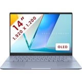 ASUS Vivobook S 14 (S5406SA-QD077W) 14" PC portable Copilot+  Bleu-gris | Core Ultra 7 258V | Arc Graphics | 32 Go | SSD 1 To
