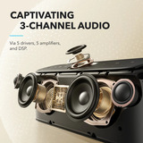 Anker Motion X600, Haut-parleur Bleu, Bluetooth 5.3, 50 W, IPX7