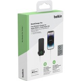 Belkin BoostCharge Pro - Chargeur sans fil rapide pour Apple Watch + 10 000mAh, Powerbank Noir, MagSafe, USB-C