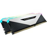Corsair 32 Go DDR4-3200 Kit, Mémoire Blanc, CMN32GX4M2Z3200C16W, Vengeance RGB RT, XMP 2.0