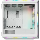 Corsair iCUE 5000T RGB, Boîtier PC Blanc, 4x USB-A 3.2 (5 Gbit/s), USB-C 3.2 (5 Gbit/s), Audio, Window-kit