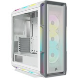 Corsair iCUE 5000T RGB, Moyenne tour Blanc, 4x USB-A 3.2 (5 Gbit/s), USB-C 3.2 (5 Gbit/s), Audio, Window-kit