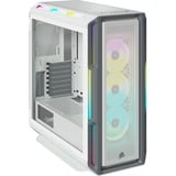 Corsair iCUE 5000T RGB boîtier midi tower Blanc | 4x USB-A | 1x USB-C | RGB | Window