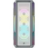 Corsair iCUE 5000T RGB boîtier midi tower Blanc | 4x USB-A | 1x USB-C | RGB | Window