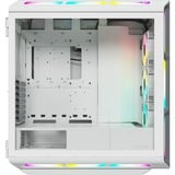 Corsair iCUE 5000T RGB boîtier midi tower Blanc | 4x USB-A | 1x USB-C | RGB | Window