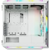 Corsair iCUE 5000T RGB boîtier midi tower Blanc | 4x USB-A | 1x USB-C | RGB | Window