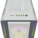 Corsair iCUE 5000T RGB boîtier midi tower Blanc | 4x USB-A | 1x USB-C | RGB | Window