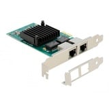 DeLOCK PCI Express x1 Card 2 x RJ45 Gigabit LAN i350, Carte réseau 