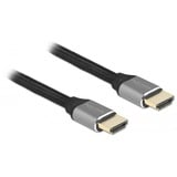 DeLOCK Ultra High Speed HDMI, Câble Gris, 0,5 mètre, 8K 60 Hz, 48 Gbps