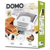 Domo DOMO Tasty Waffle XL, Machine à gauffre Blanc