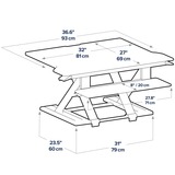 Ergotron Ergotron Workfit-TX Dropdown KB Tray bk., Support Noir