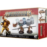 Games Workshop Warhammer Age of Sigmar: Stormcast Eternals Vindictors + Paints Set, Jeux de société