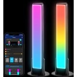 Govee H6056 RGBICWW WiFi + Bluetooth Flow Plus Barres lumineuses, Éclairage d'ambiance pour écrans jusqu'à 45 pouces