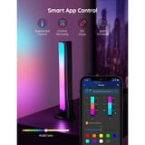 Govee H6056 RGBICWW WiFi + Bluetooth Flow Plus Barres lumineuses, Éclairage d'ambiance pour écrans jusqu'à 45 pouces