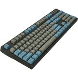 Leopold FC900RBTR/EGBPD, clavier gaming Gris/Bleu, Layout États-Unis, Cherry MX Red