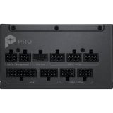 MSI PRO A1000PL PCIE5 alimentation modulaire 1000 watt Noir, 1x 12VHPWR, 3x PCIe, 1x 12VHPWR, 3x PCIe, 1x 12V-2x6