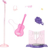 Mattel Barbie Carrière - Pop star avec scène mobile, Poupée 