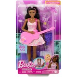 Mattel Barbie Carrière - Pop star avec scène mobile, Poupée 